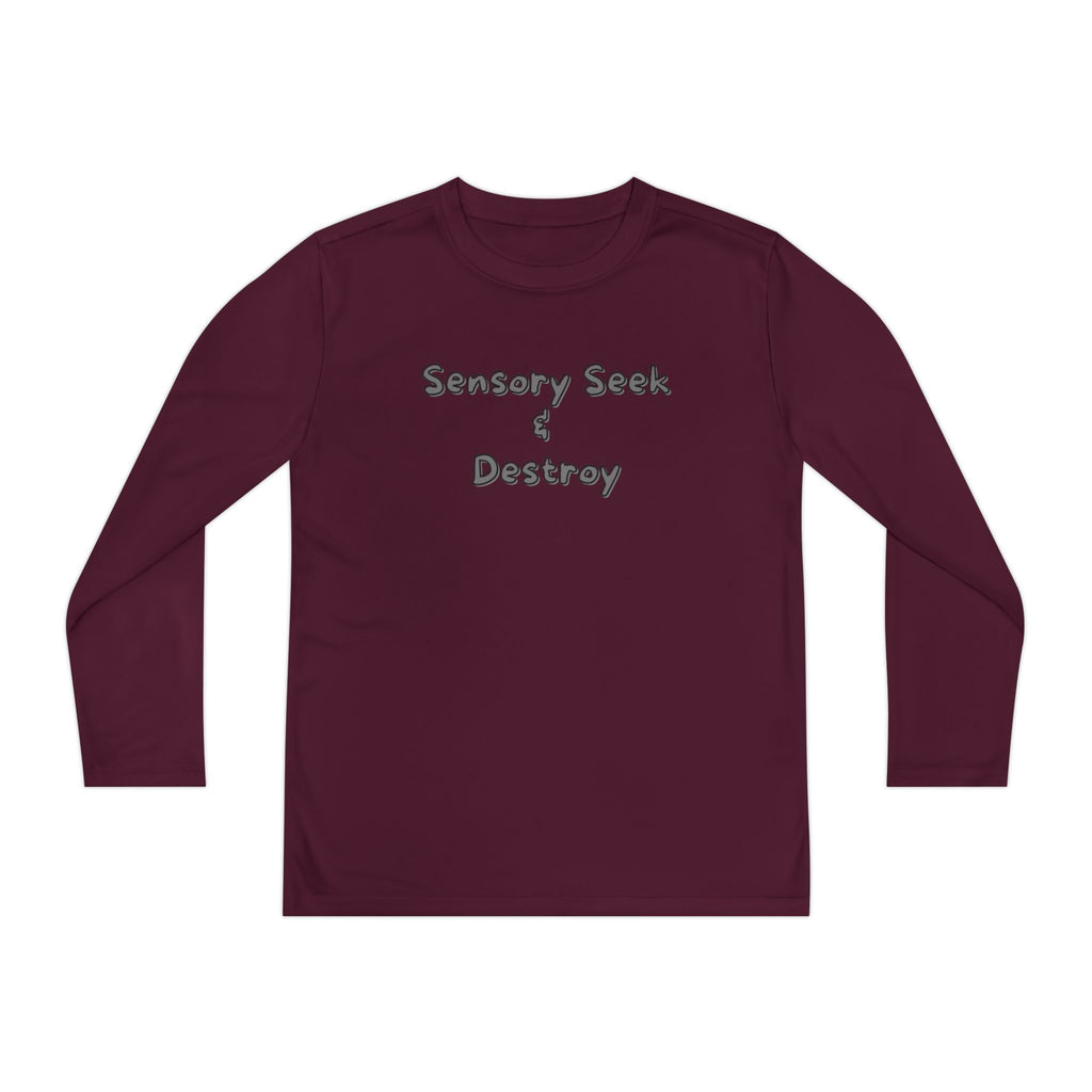 "Sensory Seek & Destroy" Youth Long Sleeve