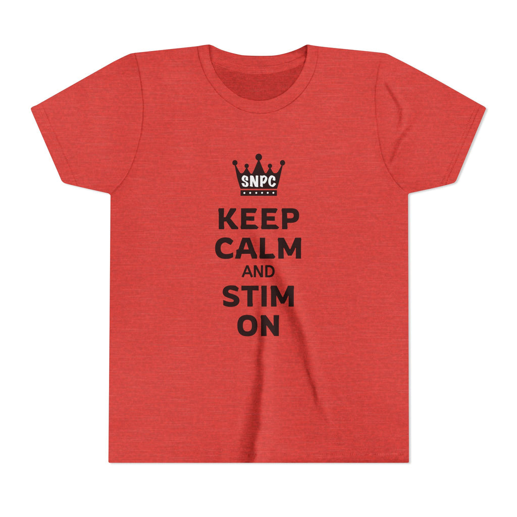 “Keep Calm & Stim On” Youth Tee