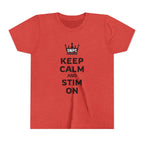 “Keep Calm & Stim On” Youth Tee