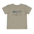 "Ability Over Disability" Toddler Tee