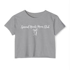 “Special Needs Mom Club” Women’s Crop Top