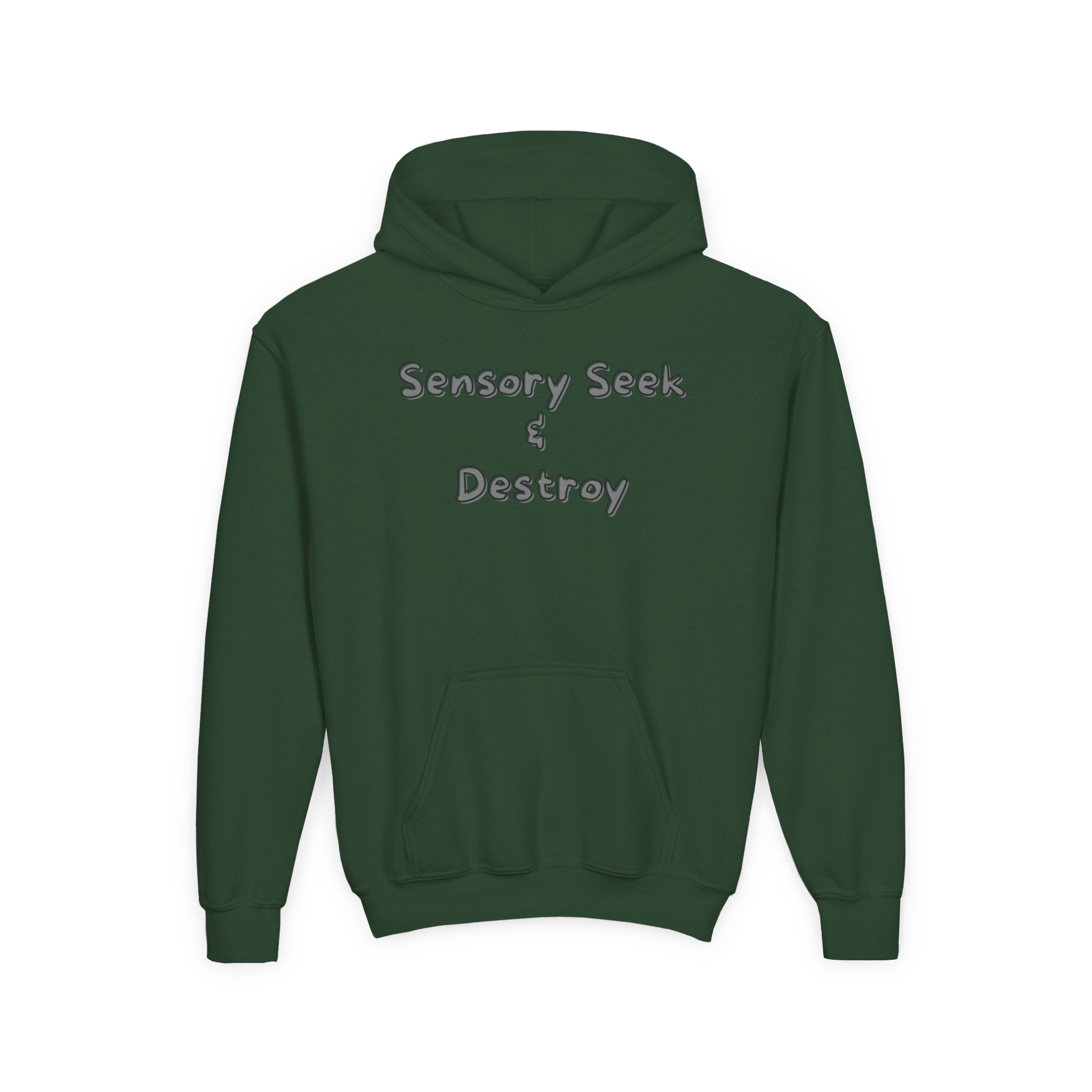 “Sensory Seek & Destroy” Youth Hoodie