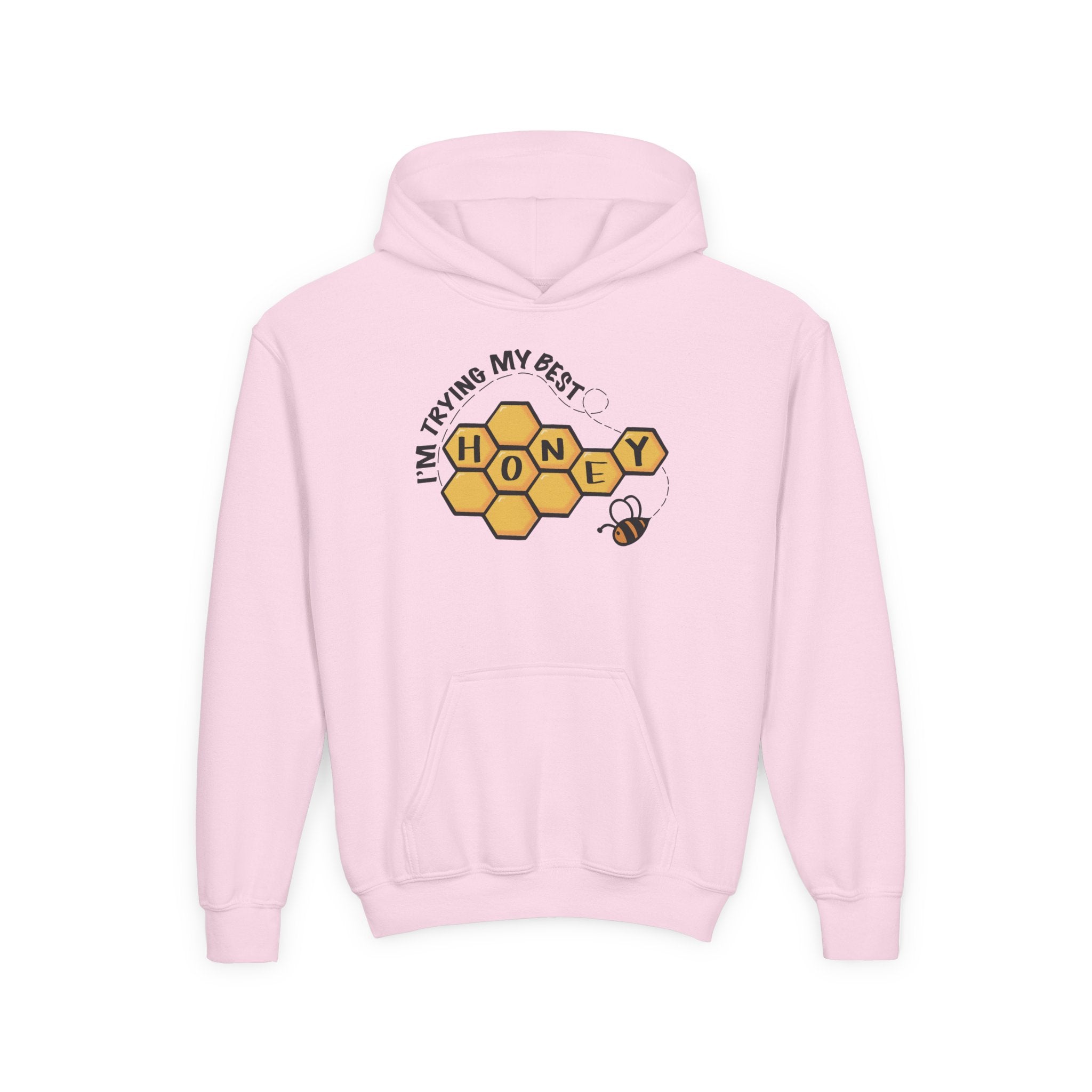 “I’m Trying My Best Honey” Youth Hoodie