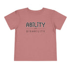 "Ability Over Disability" Toddler Tee