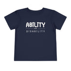 "Ability Over Disability" Toddler Tee