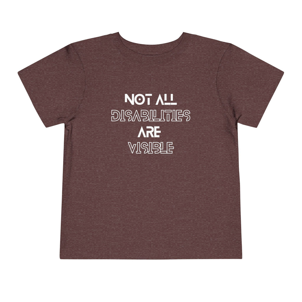 “Not All Disabilities Are Visible” Toddler Tee