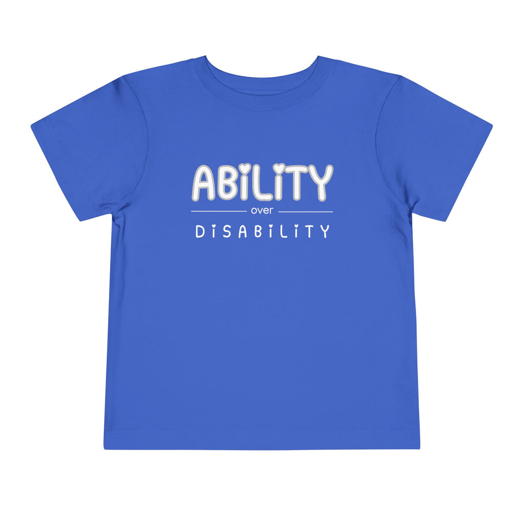 "Ability Over Disability" Toddler Tee