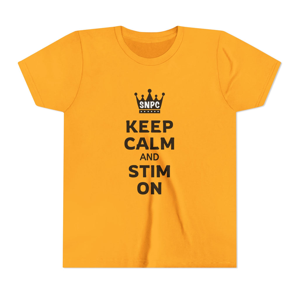 “Keep Calm & Stim On” Youth Tee
