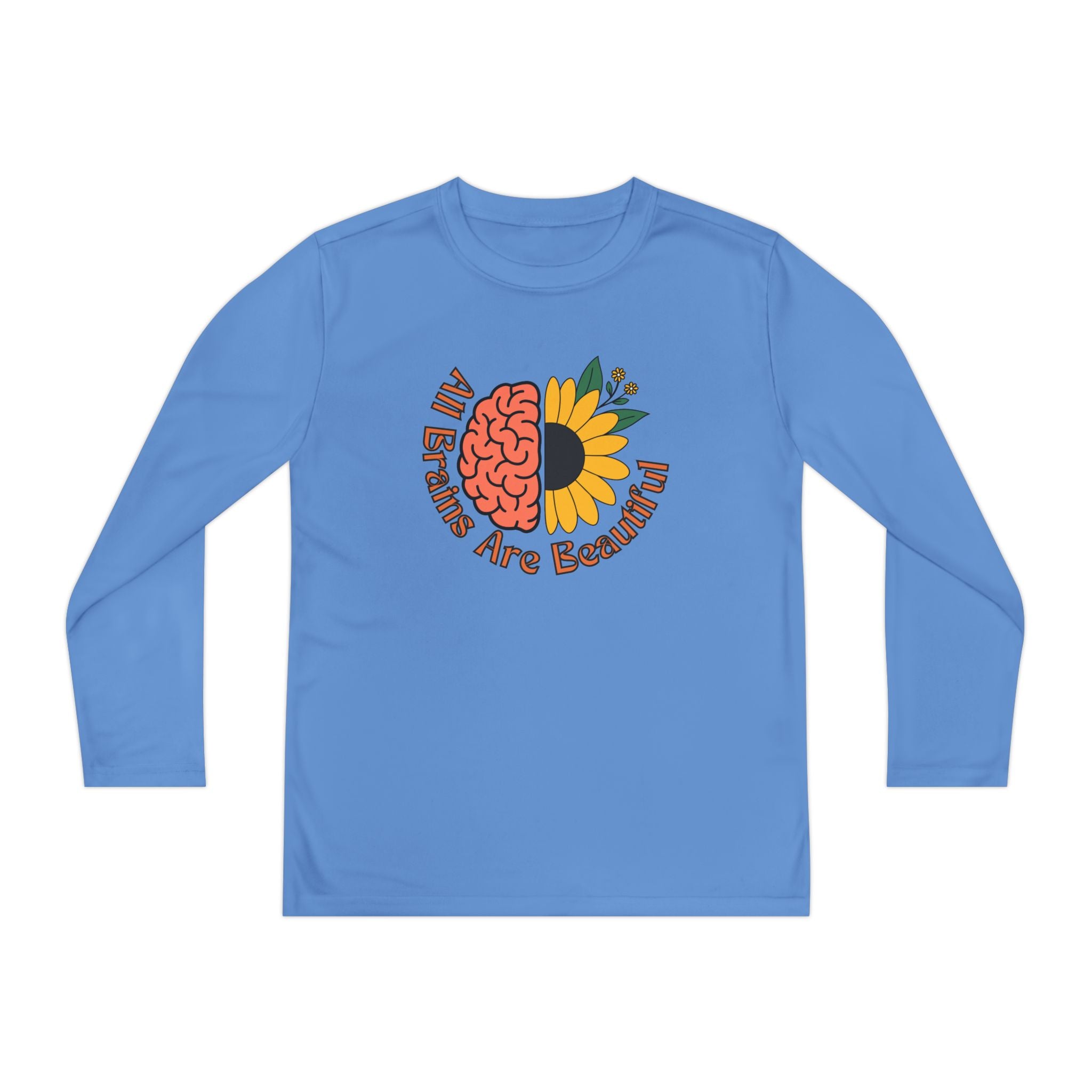 “All Brains Are Beautiful” Youth Long Sleeve