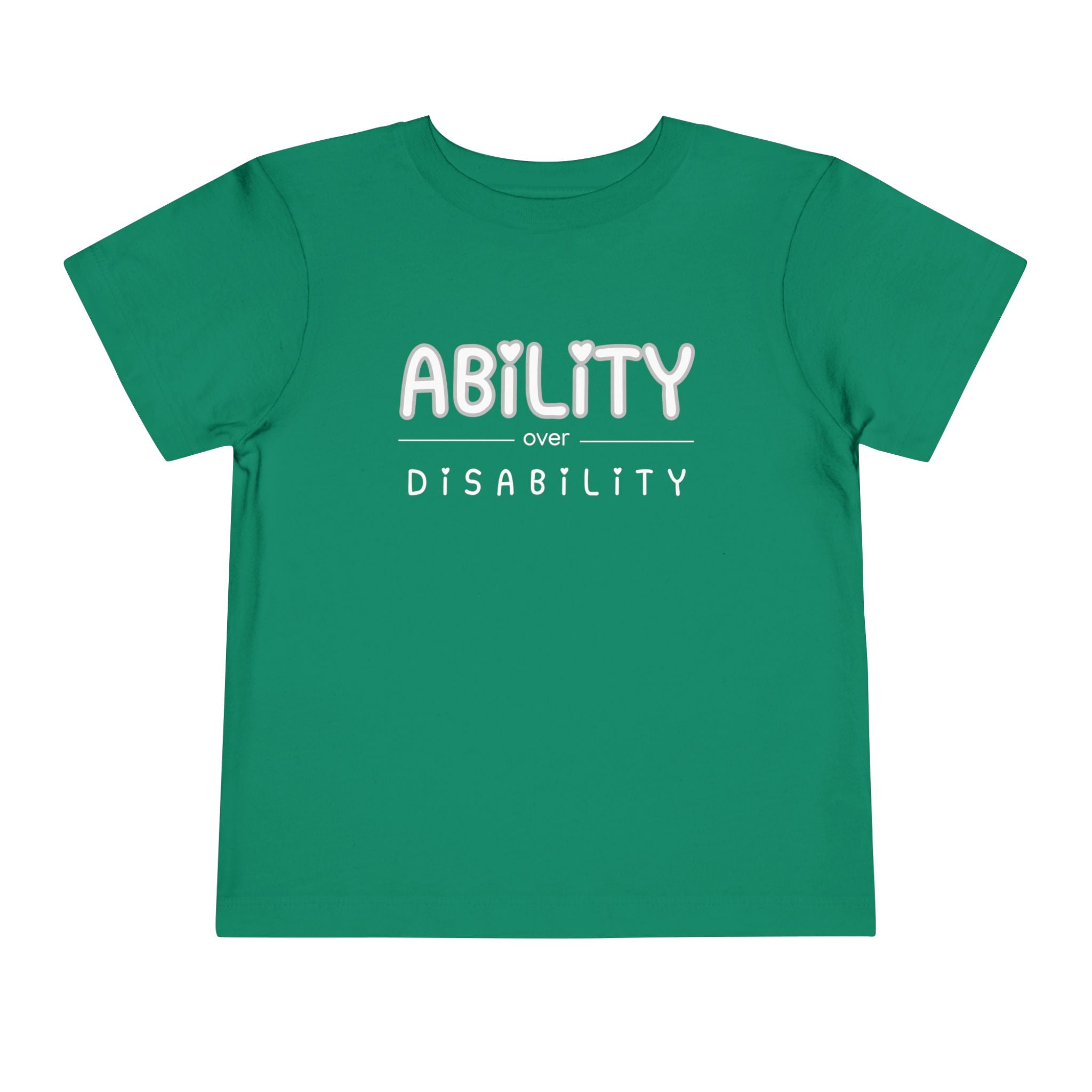 "Ability Over Disability" Toddler Tee