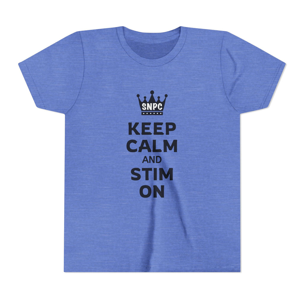 “Keep Calm & Stim On” Youth Tee