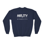 “Ability Over Disability” Youth Sweater