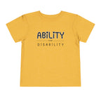 "Ability Over Disability" Toddler Tee