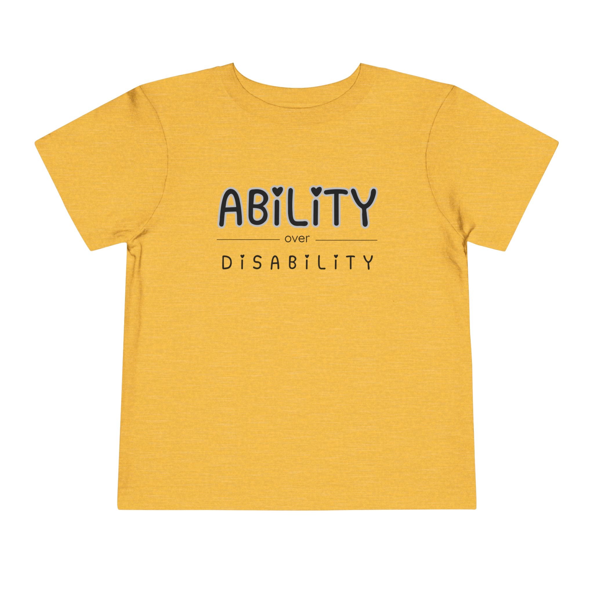 "Ability Over Disability" Toddler Tee