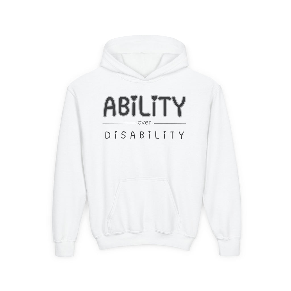 “Ability Over Disability” Youth Hoodie