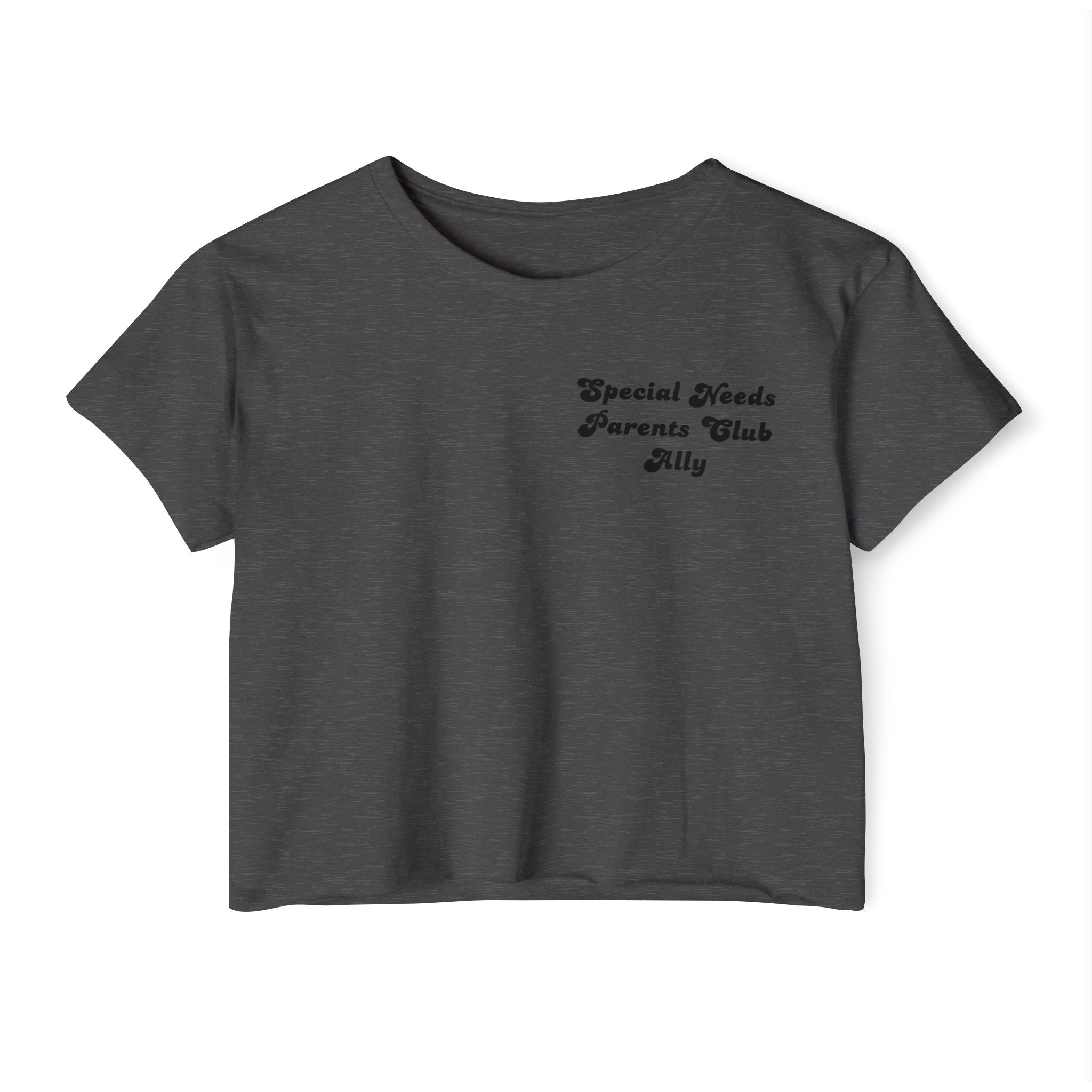 “It Takes A Village, SNPC Ally” Women’s Crop Top