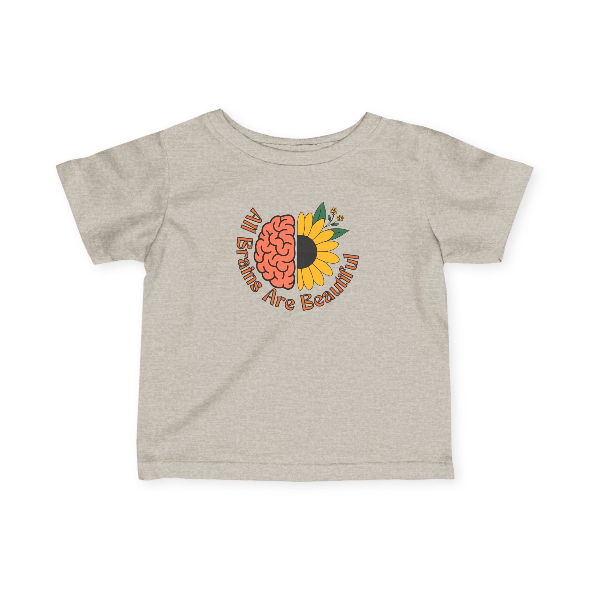 “All Brains Are Beautiful” Infant Tee