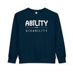 “Ability Over Disability” Toddler Sweater