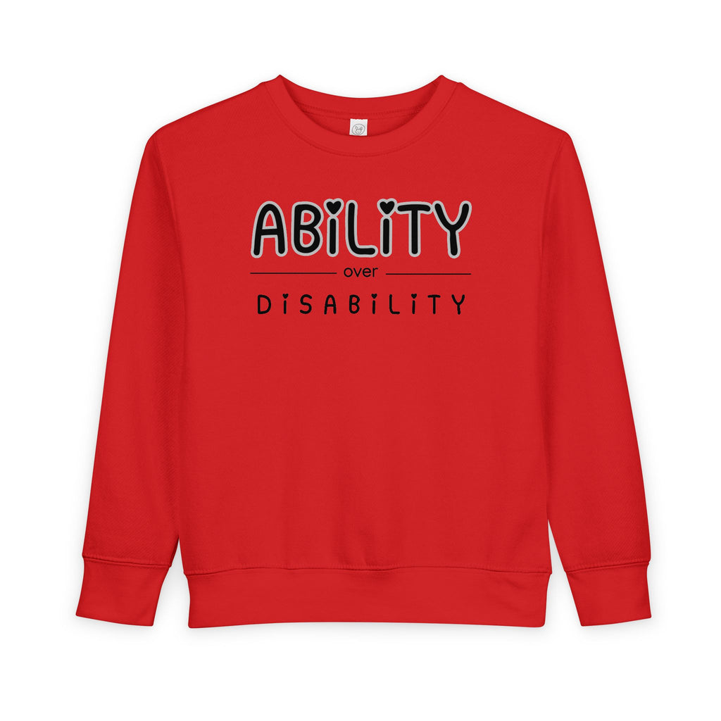 “Ability Over Disability” Toddler Sweater