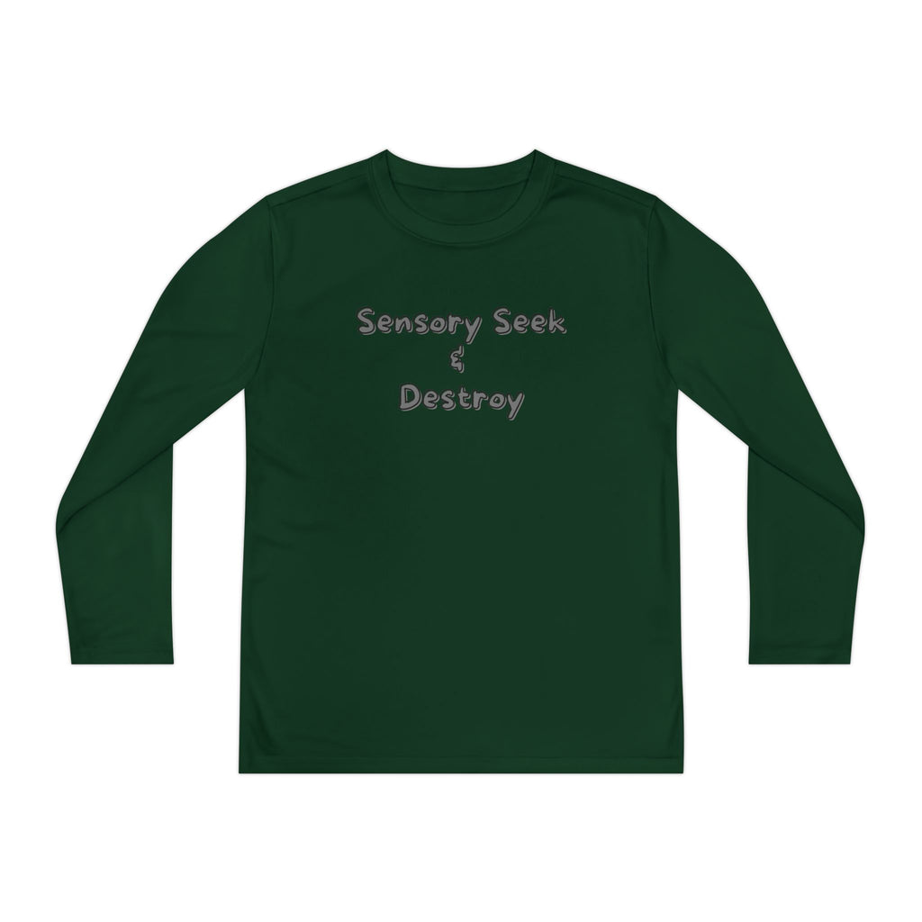 "Sensory Seek & Destroy" Youth Long Sleeve