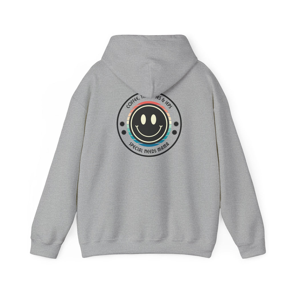 “Coffee, Therapy & IEPs, Special Needs Mama” Women’s Hoodie