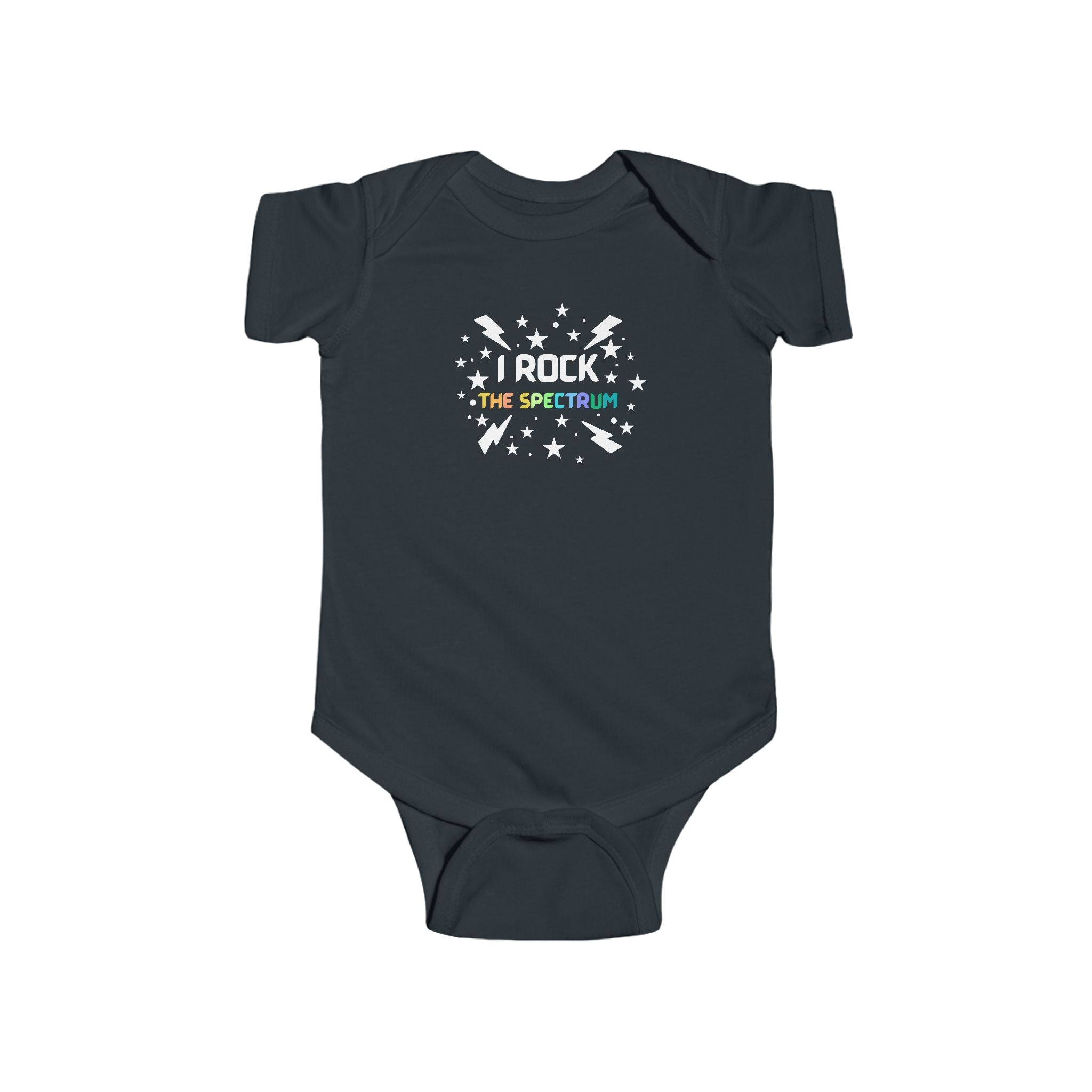 “I Rock The Spectrum” Short Sleeve Onesie