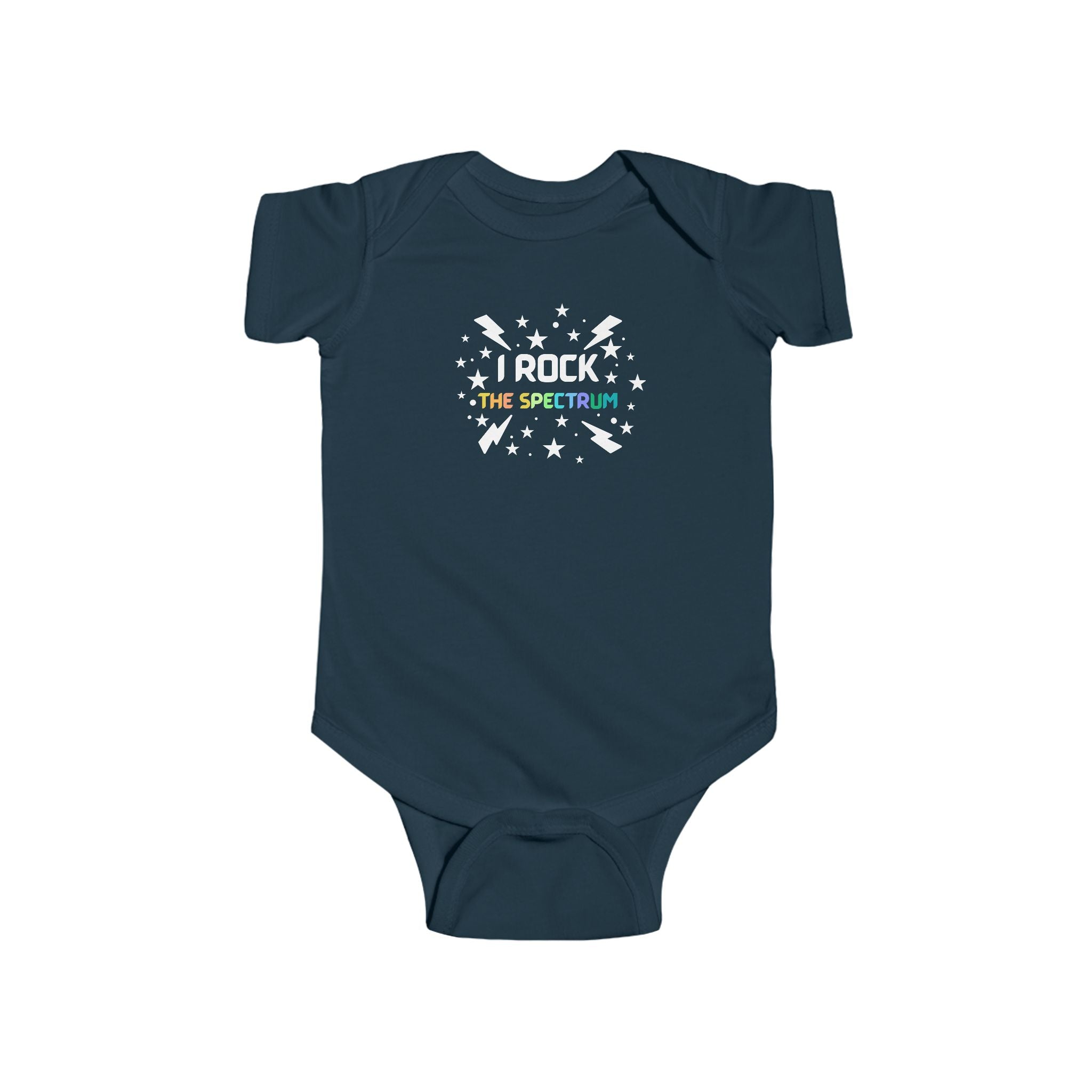 “I Rock The Spectrum” Short Sleeve Onesie