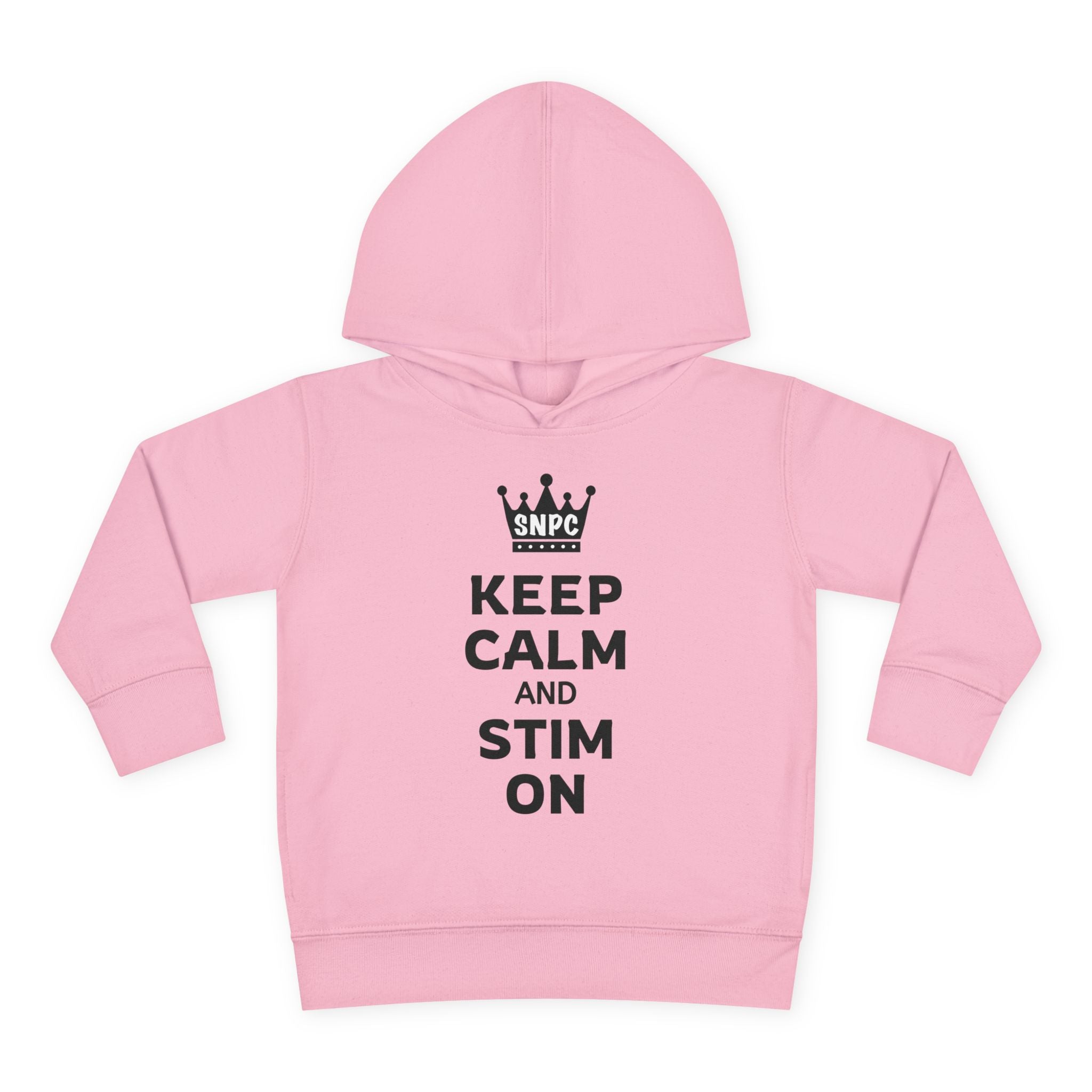 “Keep Calm & Stim On” Toddler Hoodie