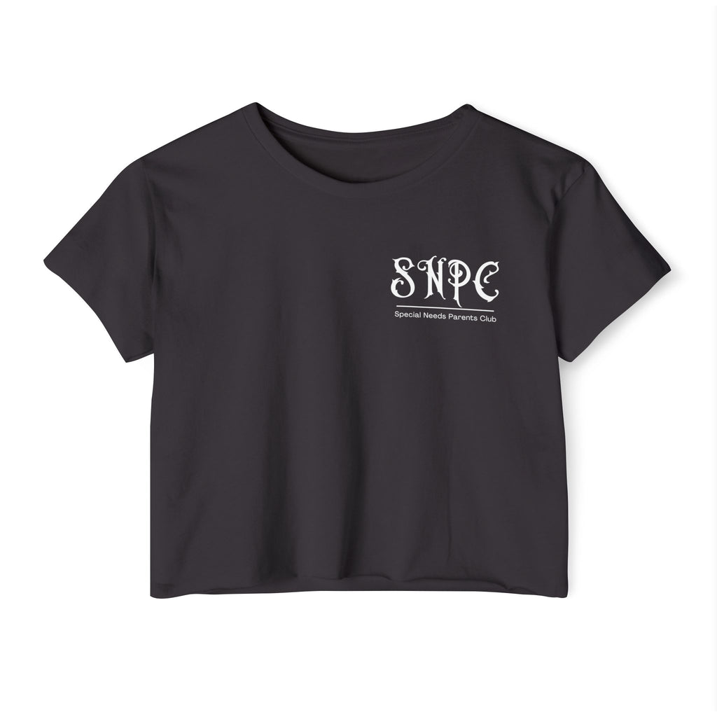 “All Abilities Rock” SNPC Women’s Crop Top