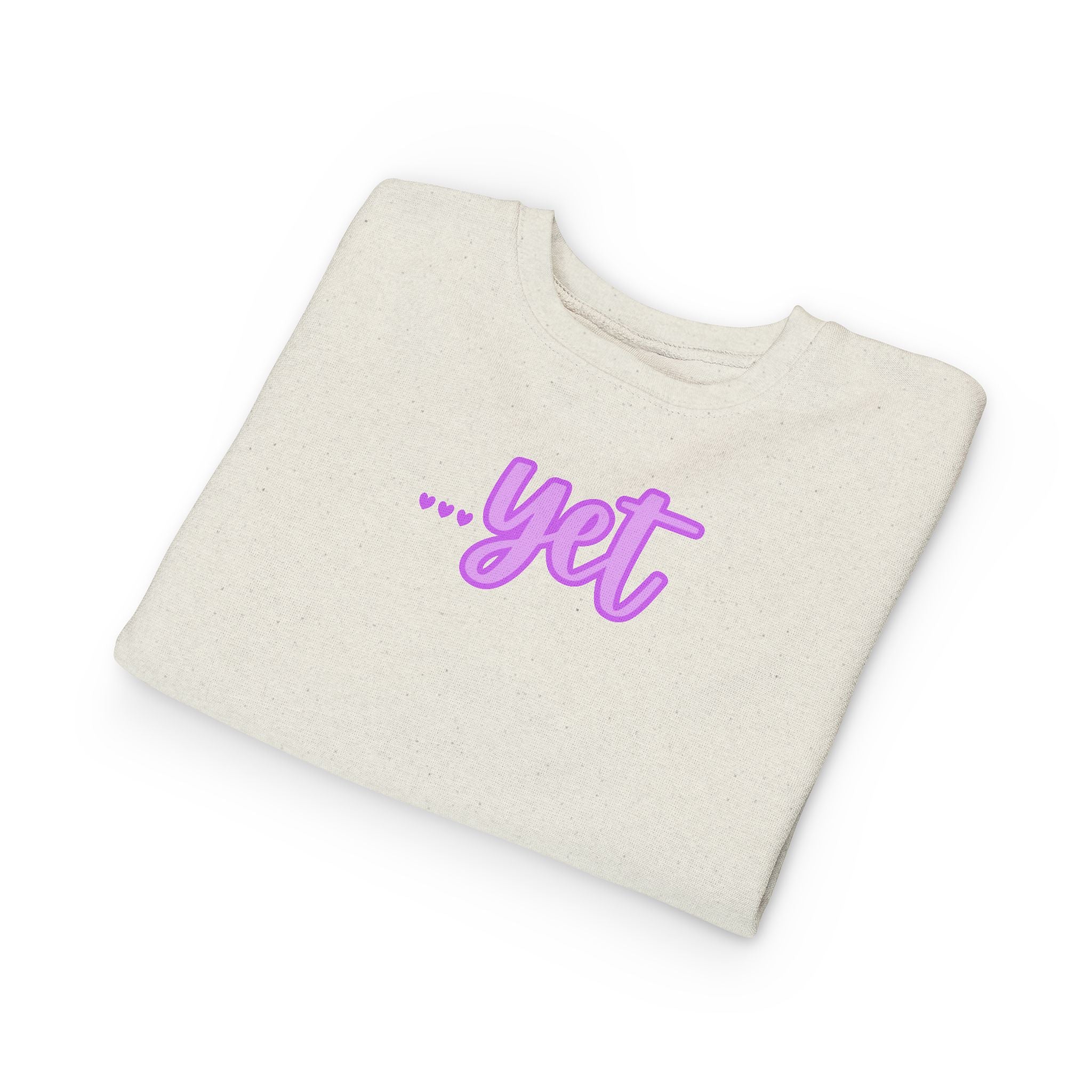 "The Power Of ...Yet (Hearts)" Toddler Sweater