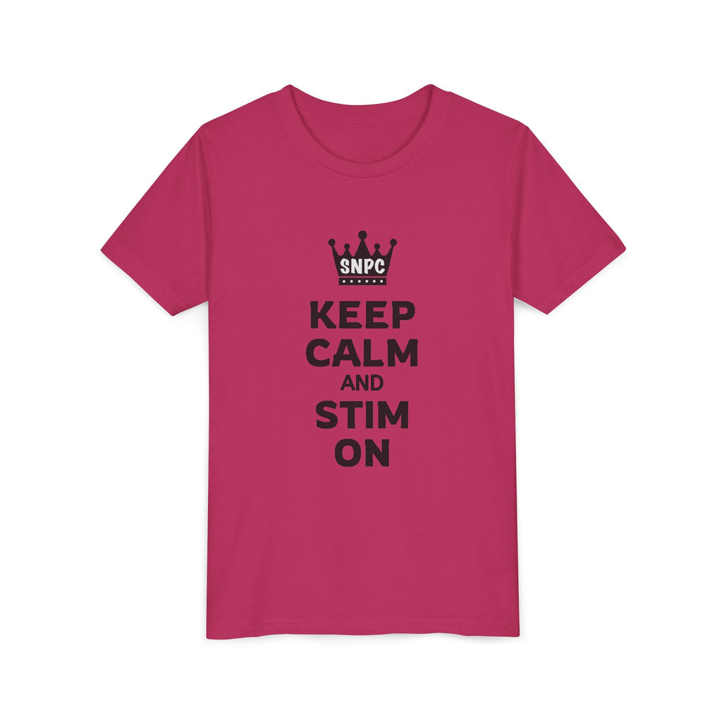“Keep Calm & Stim On” Youth Tee