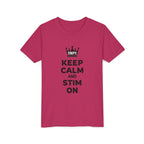 “Keep Calm & Stim On” Youth Tee