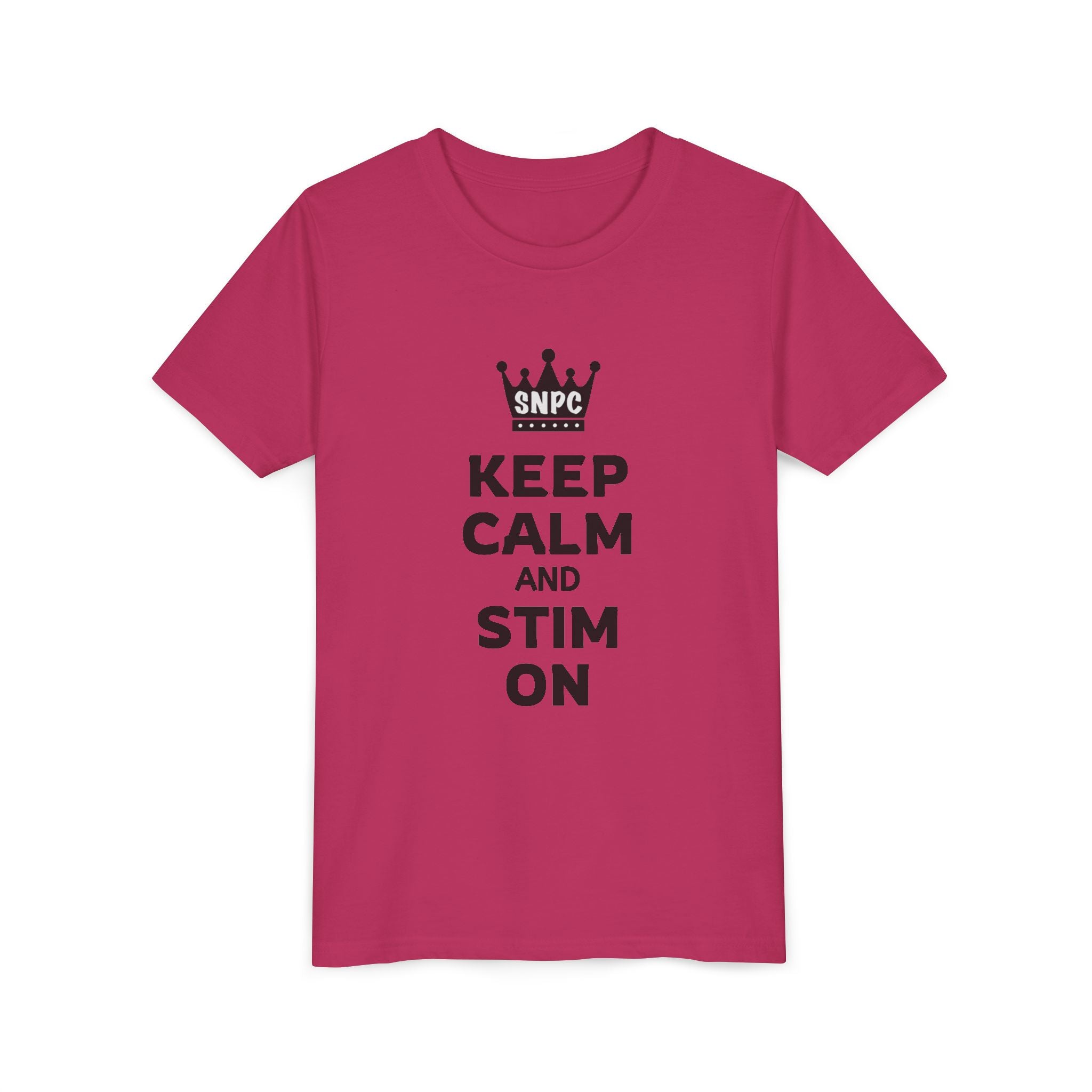“Keep Calm & Stim On” Youth Tee