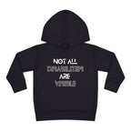 “Not All Disabilities Are Visible” Toddler Hoodie