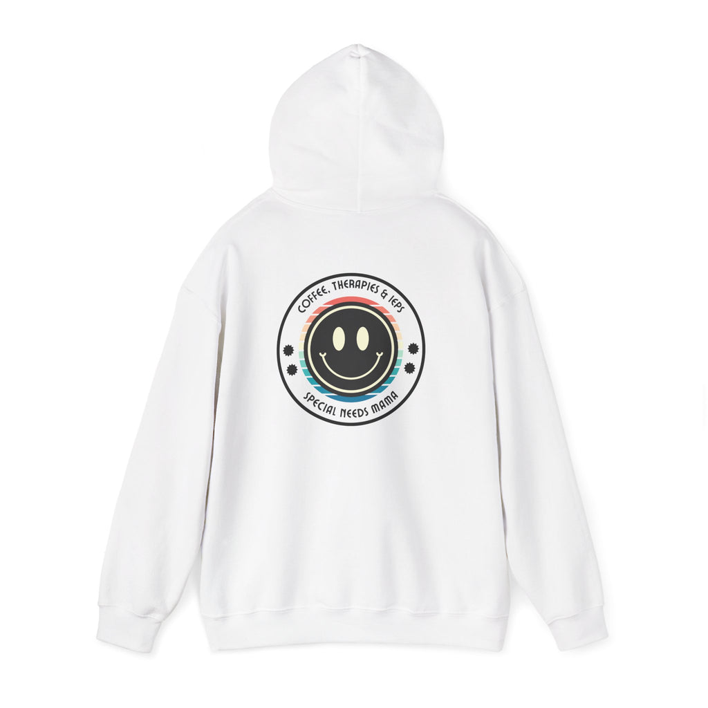 “Coffee, Therapy & IEPs, Special Needs Mama” Women’s Hoodie