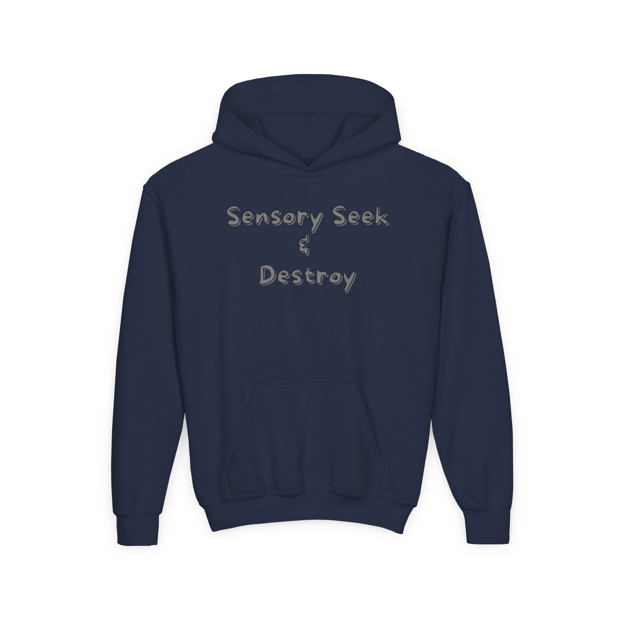 “Sensory Seek & Destroy” Youth Hoodie