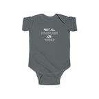 “Not All Disabilities Are Visible” Infant Short Sleeve Onesie