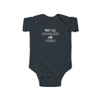 “Not All Disabilities Are Visible” Infant Short Sleeve Onesie