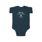 “Not All Disabilities Are Visible” Infant Short Sleeve Onesie