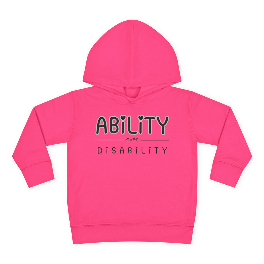 “Ability Over Disability” Toddler Hoodie