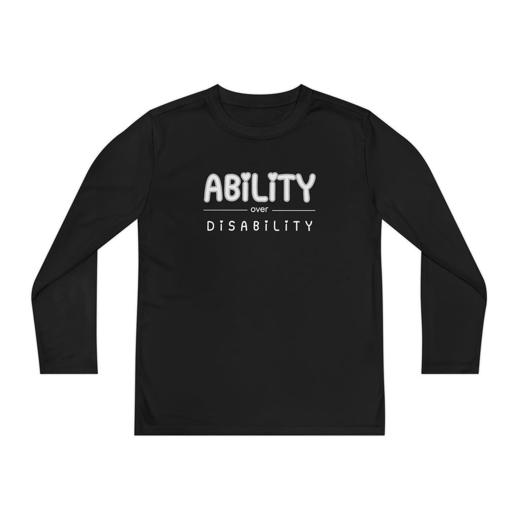“Ability Over Disability” Youth Long Sleeve
