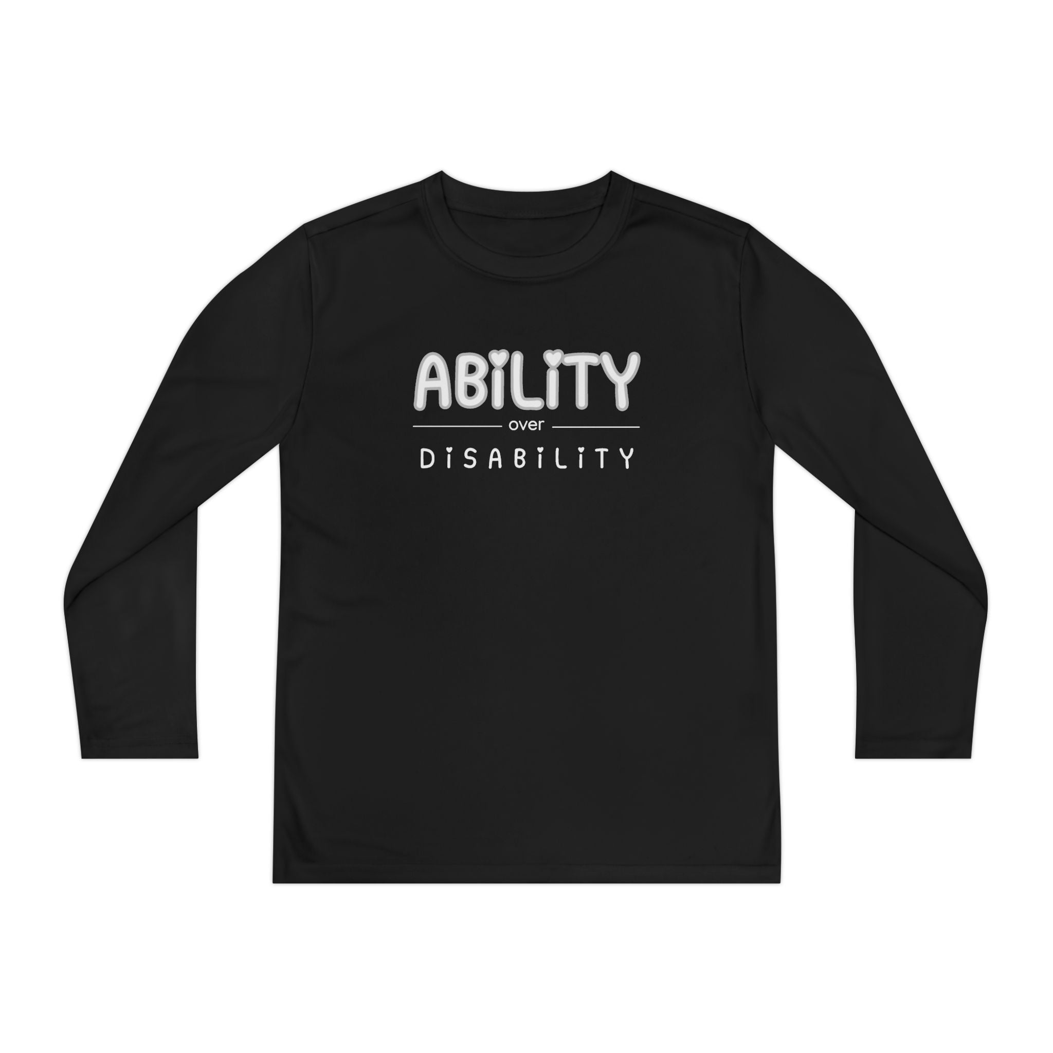 “Ability Over Disability” Youth Long Sleeve