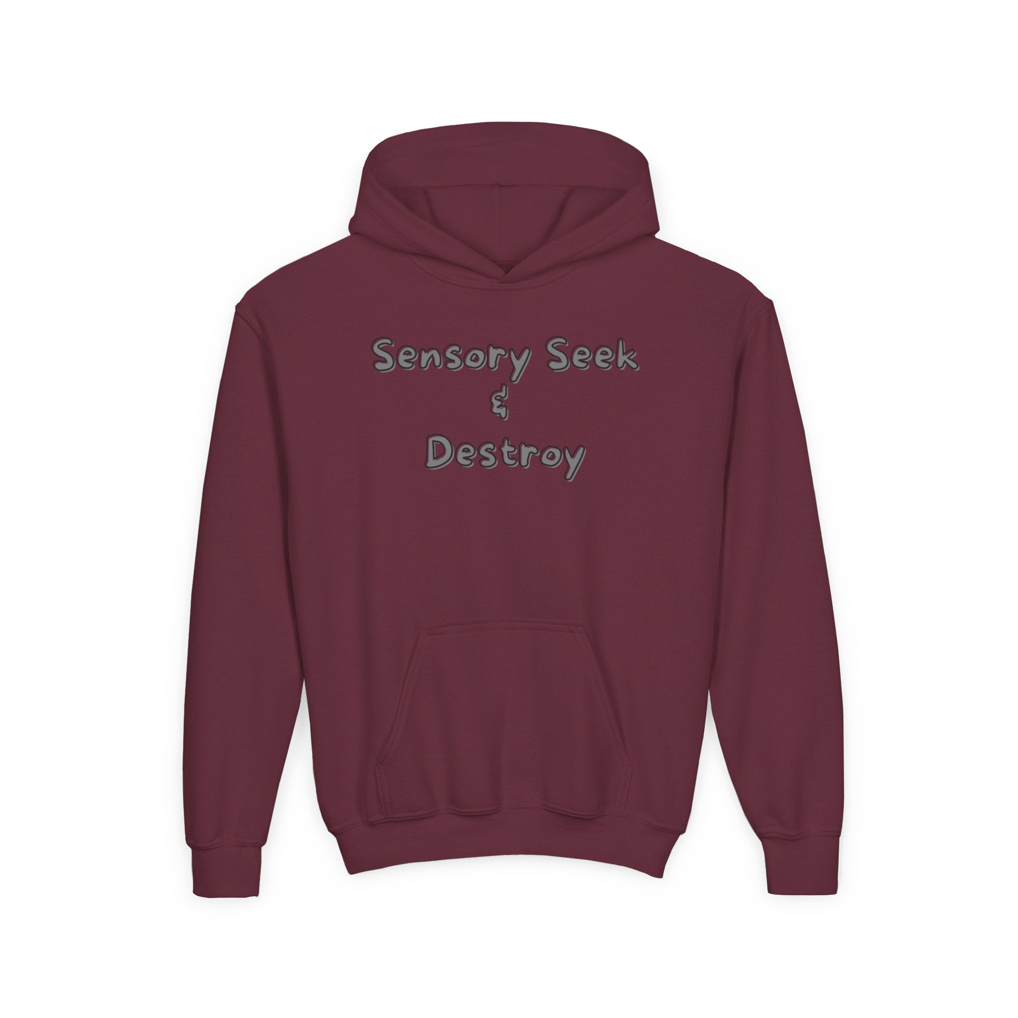 “Sensory Seek & Destroy” Youth Hoodie