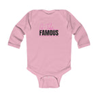 “G-Tube Famous” Infant Long Sleeve Onesie