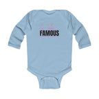 “G-Tube Famous” Infant Long Sleeve Onesie