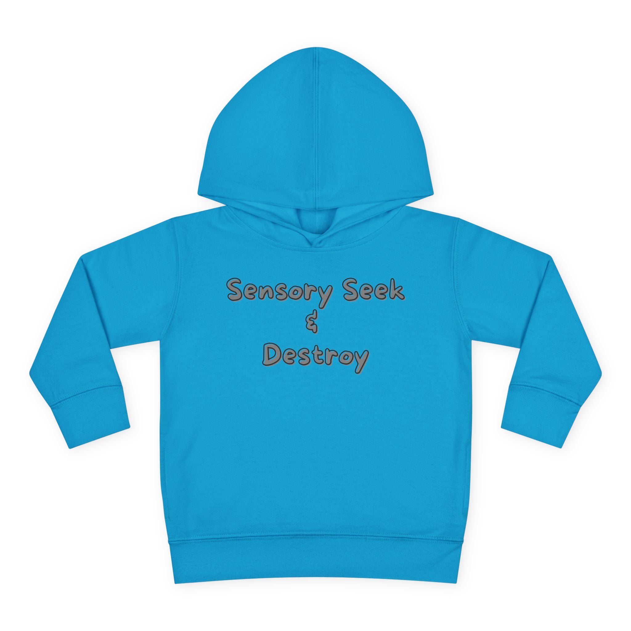 “Sensory Seek & Destroy” Toddler Hoodie
