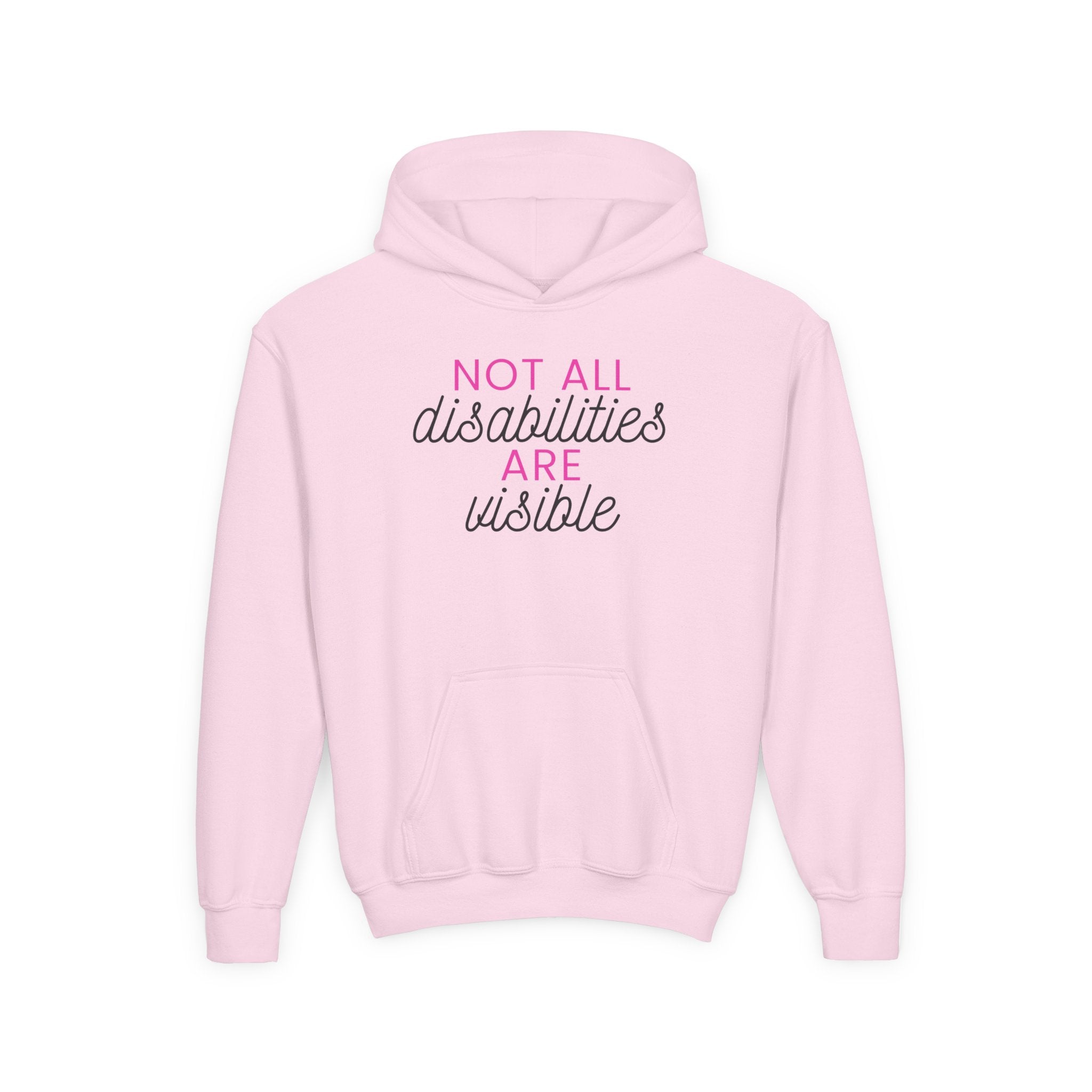 "Not All Disabilities Are Visible" Youth Hoodie