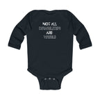 “Not All Disabilities Are Visible” Infant Long Sleeve Onesie