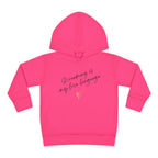 “Screaming Is My Love Language” Toddler Hoodie