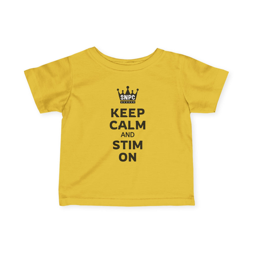 “Keep Calm & Stim On” Infant Tee